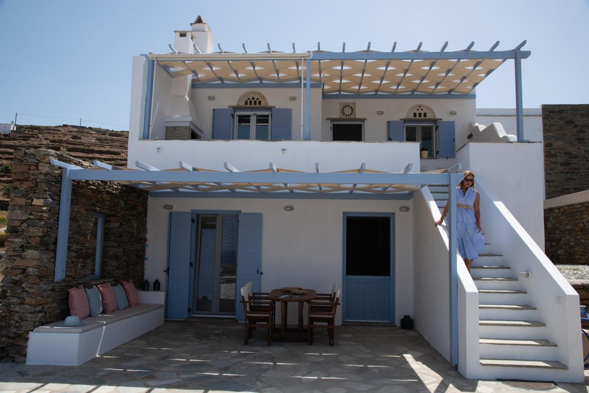 Iliopetra Residence Agios Romanos Exterior foto